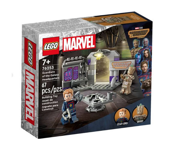 The box showing the Super Hero base from Marvel Studios’ Guardians of the Galaxy Volume 3. 