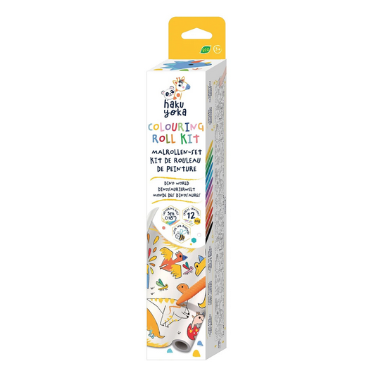 Dino World Coloring Roll Kit