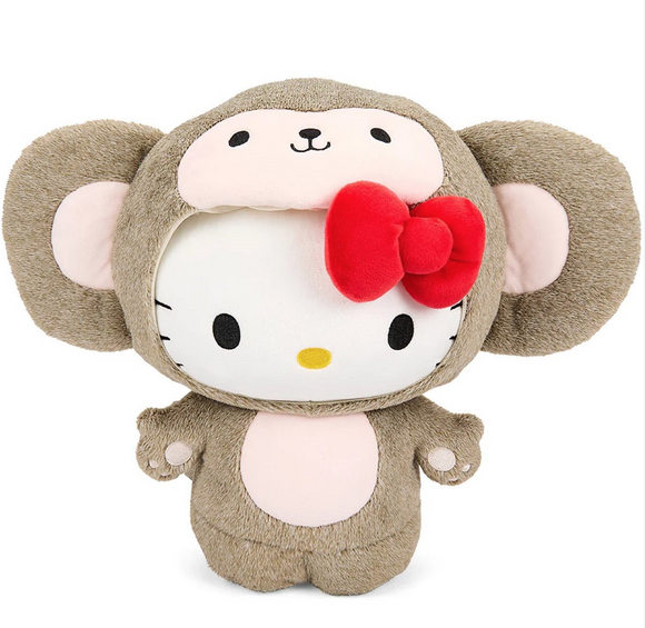 Hello Kitty 13" interactive plush features the sweet icon dressed as the Chinese Zodiac Year of the Monkey.