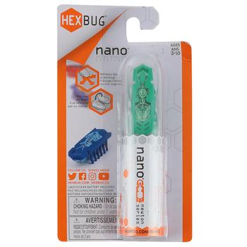 HexBug Nano Newton in the test tube it comes packaged in. 