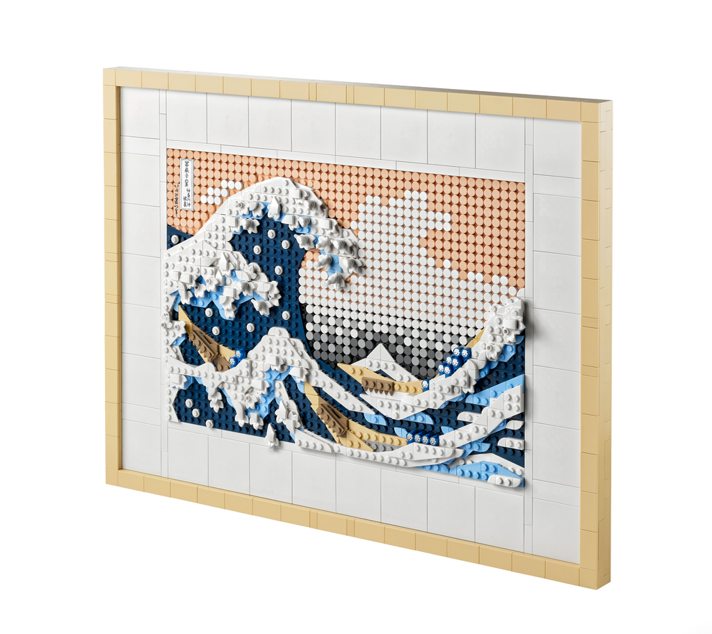 Lego The Great Wave Hokusai. Ages 18 and up. 1810 pieces.