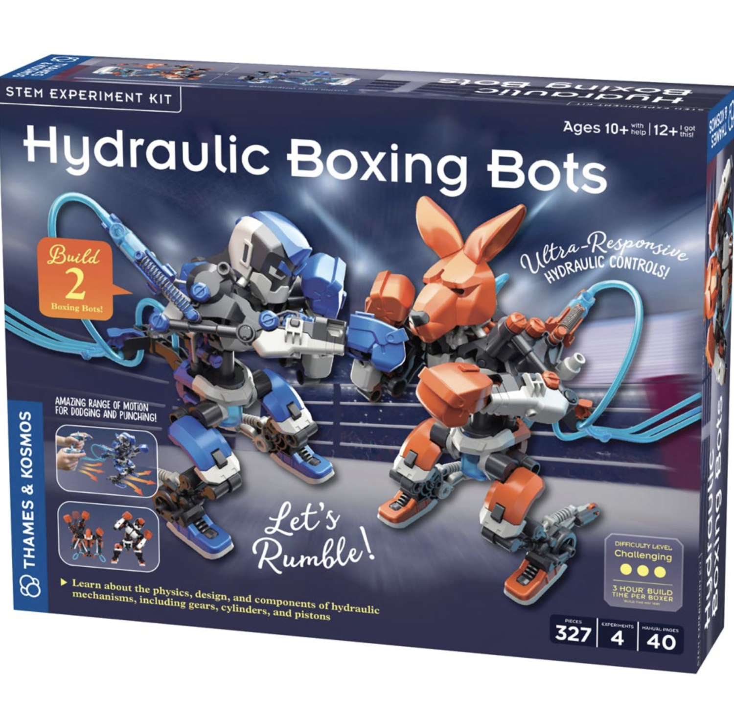 Cyber top boxing robots