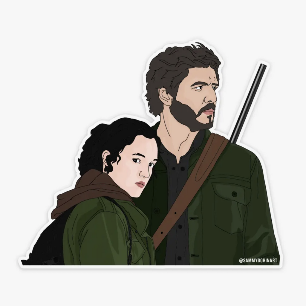 Joe & Ellie from The Last of Us Sticker