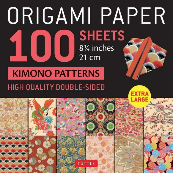 These kimono patterns were chosen to enhance the creative work of origami artists and paper crafters. The pack contains 12 patterns unique to this set, and every sheet is printed with coordinating colors on the reverse side to provide aesthetically pleasing origami models that show both the front and back of the papers