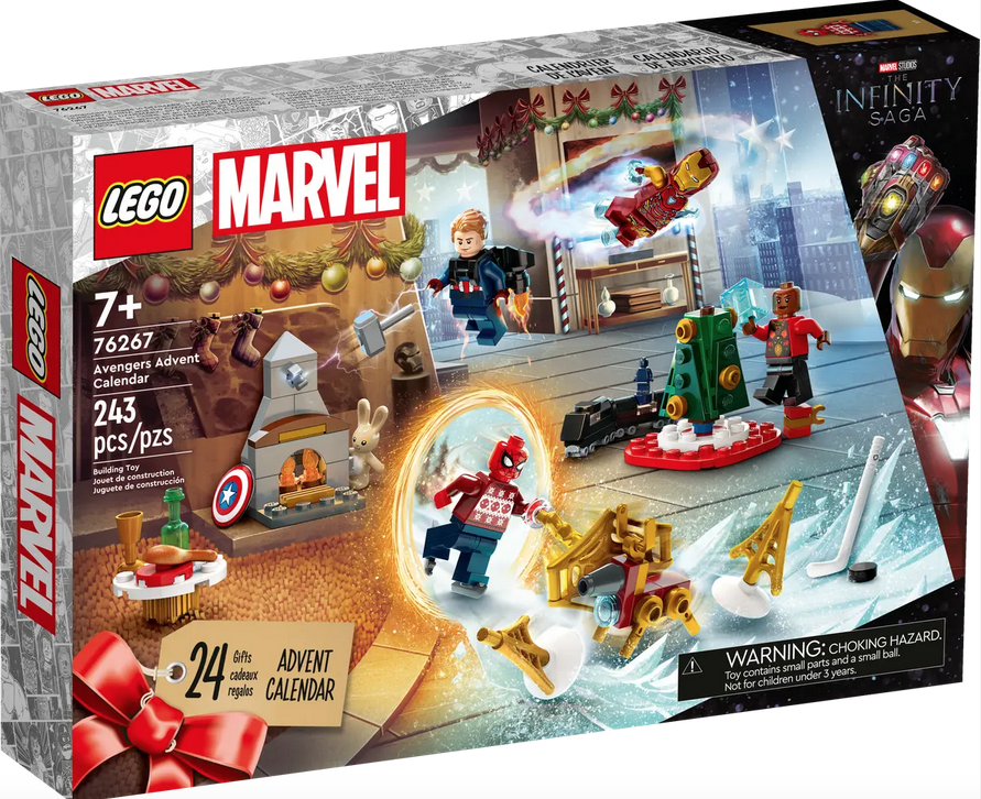 LEGO Avengers Advent Calendar box. 