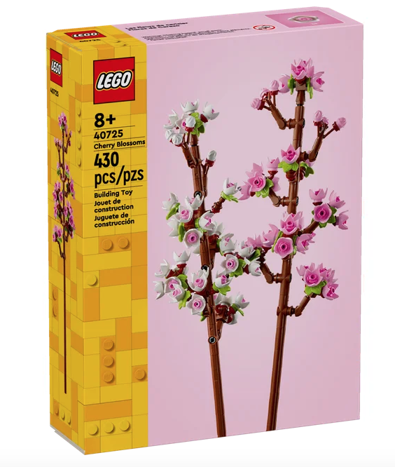  LEGO Cherry Blossoms building set box. 