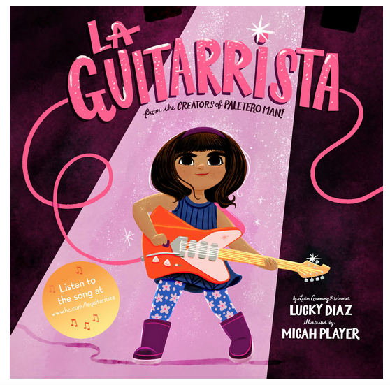 When Canta finds a guitar in the trash, she is one step closer to becoming a rock star. Even though the guitar is broken and she doesn’t know how to play, nothing can stop Canta from going after her dreams! Readers will rock out to this empowering tale of resilience, community, the power of music and never giving up on your dreams.