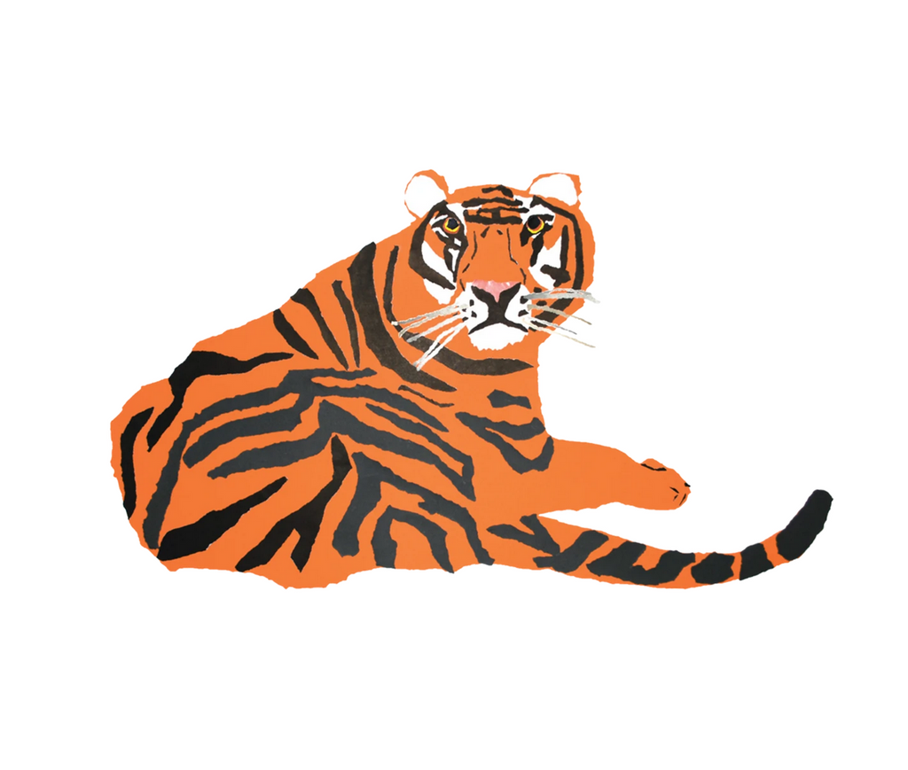 Le Tigre temporary tattoo.