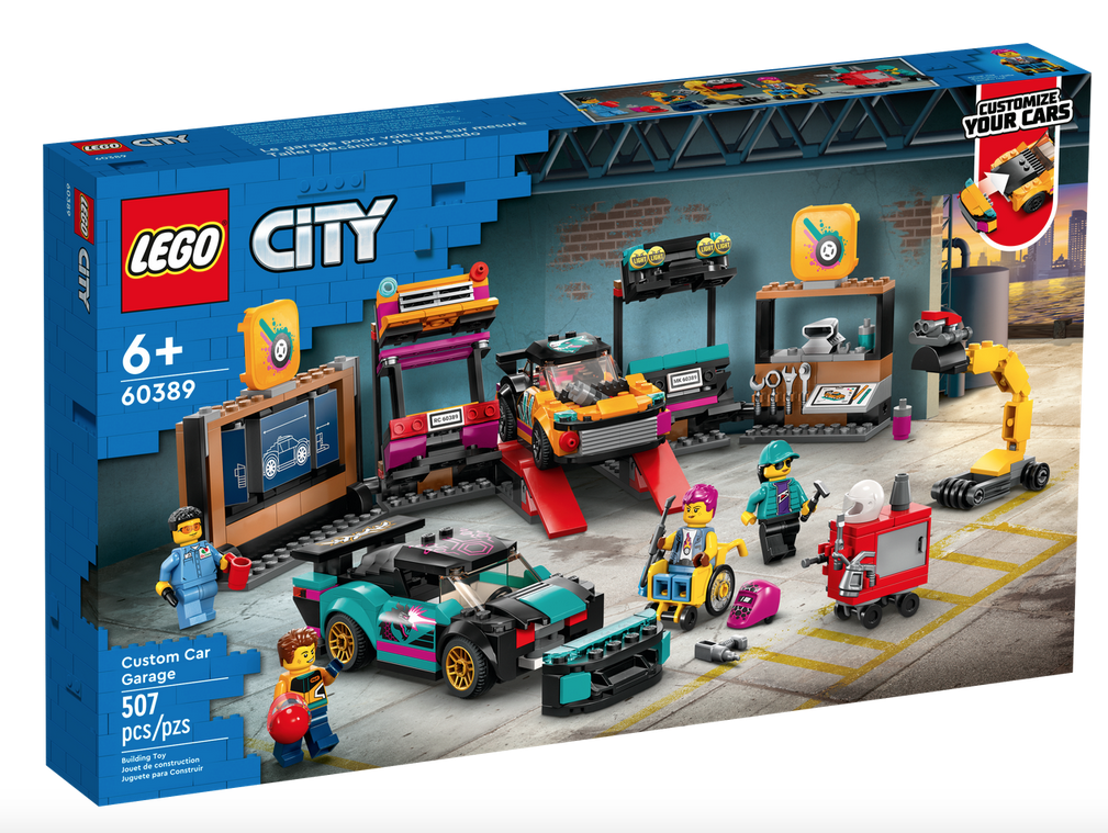 Lego city custom car garage.  Ages 6 and up. 507 pieces.