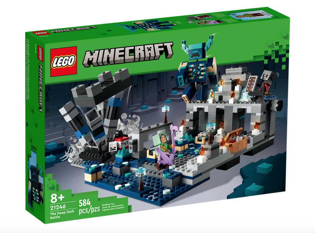 Lego Minecraft The Deep Dark battle. Ages 8 and up. 584 pieces.