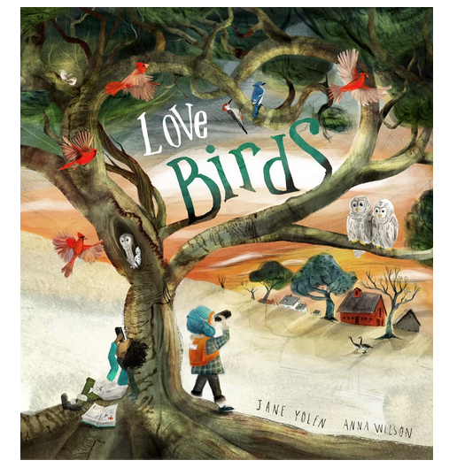 Cover of "Love Birds" by Jane Yolen and Anna Wilson.