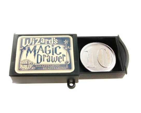 Wizard's Magic Drawer disappearing coin trick.