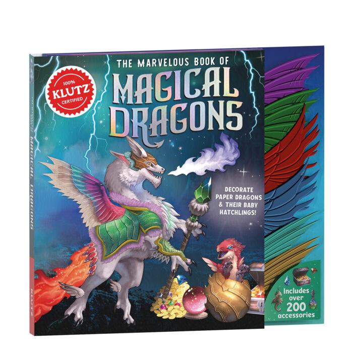 The Marvelous Book of Magical Dragons activity book cover. 
