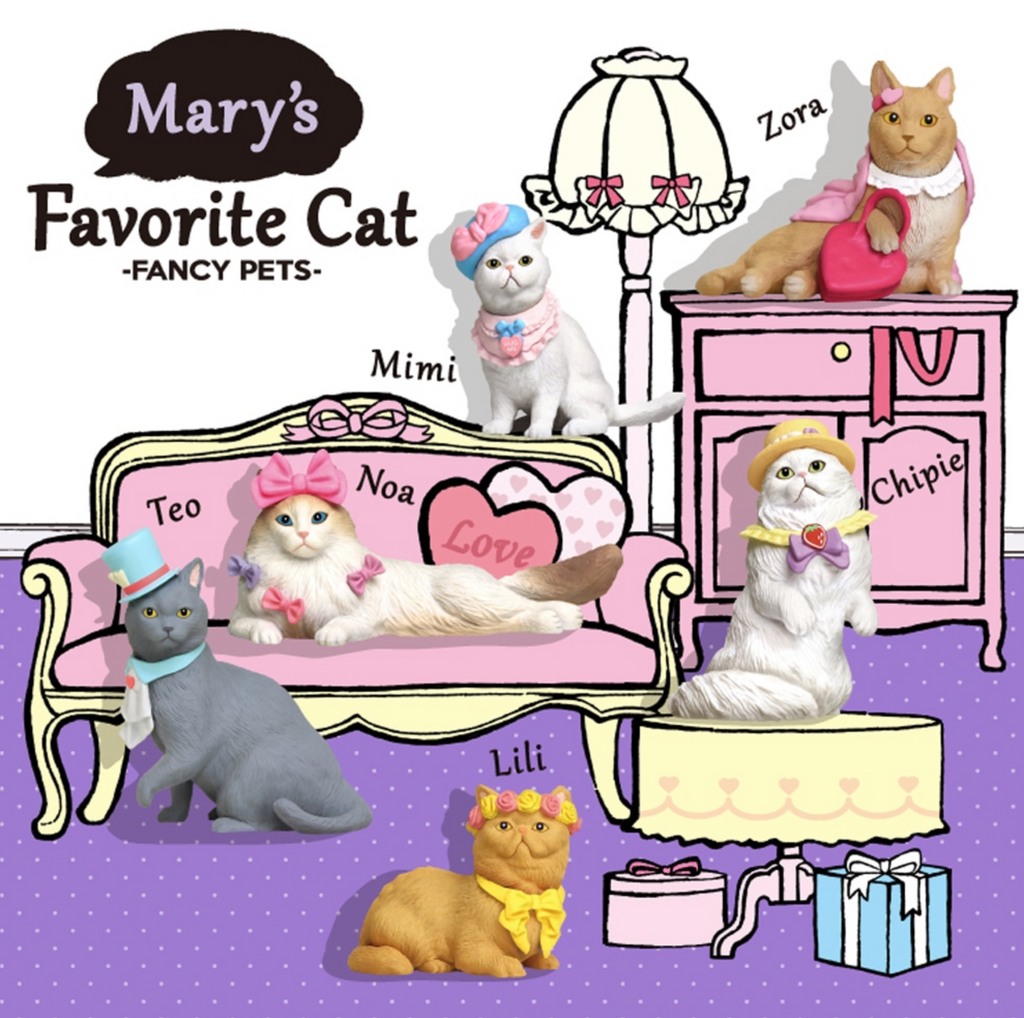 Mary's Favorite Cat vinyl figures.