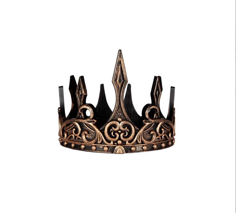 Burnished gold soft crown.