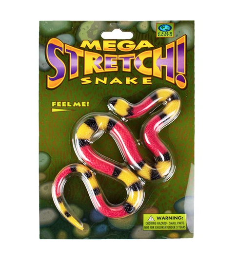 Mega Stretch Snake in packaging.