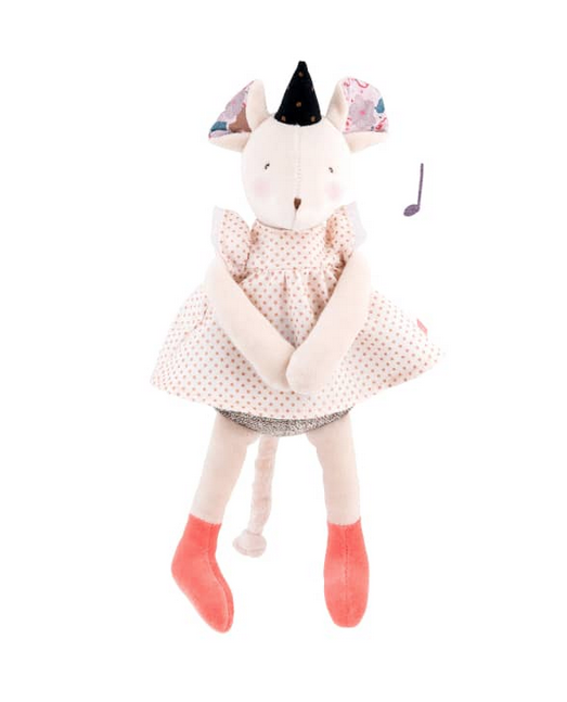 Plush Mimi Mouse musical toy- pull her tail to play music.