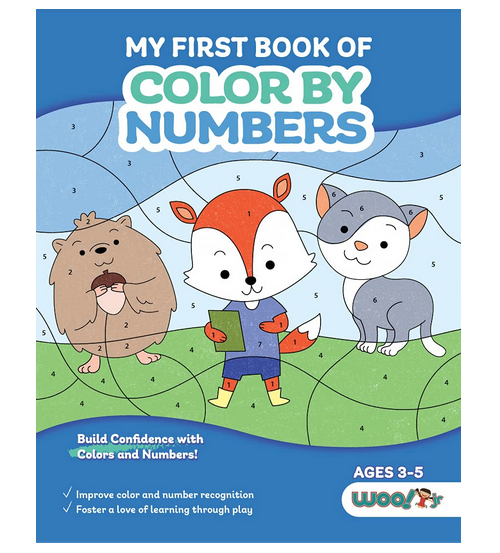 My First Book of Color By Numbers cover. 