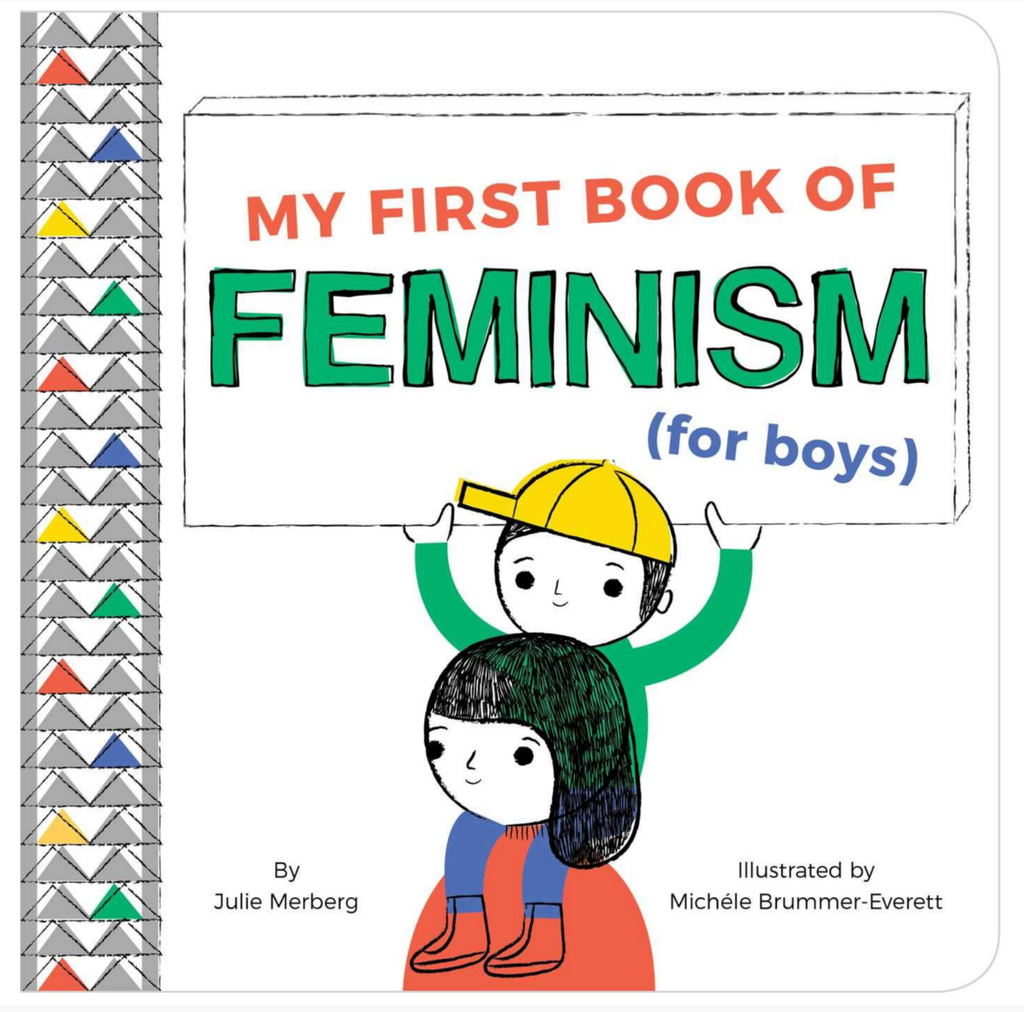 Cover of My First Book of Feminism for Boys board book.