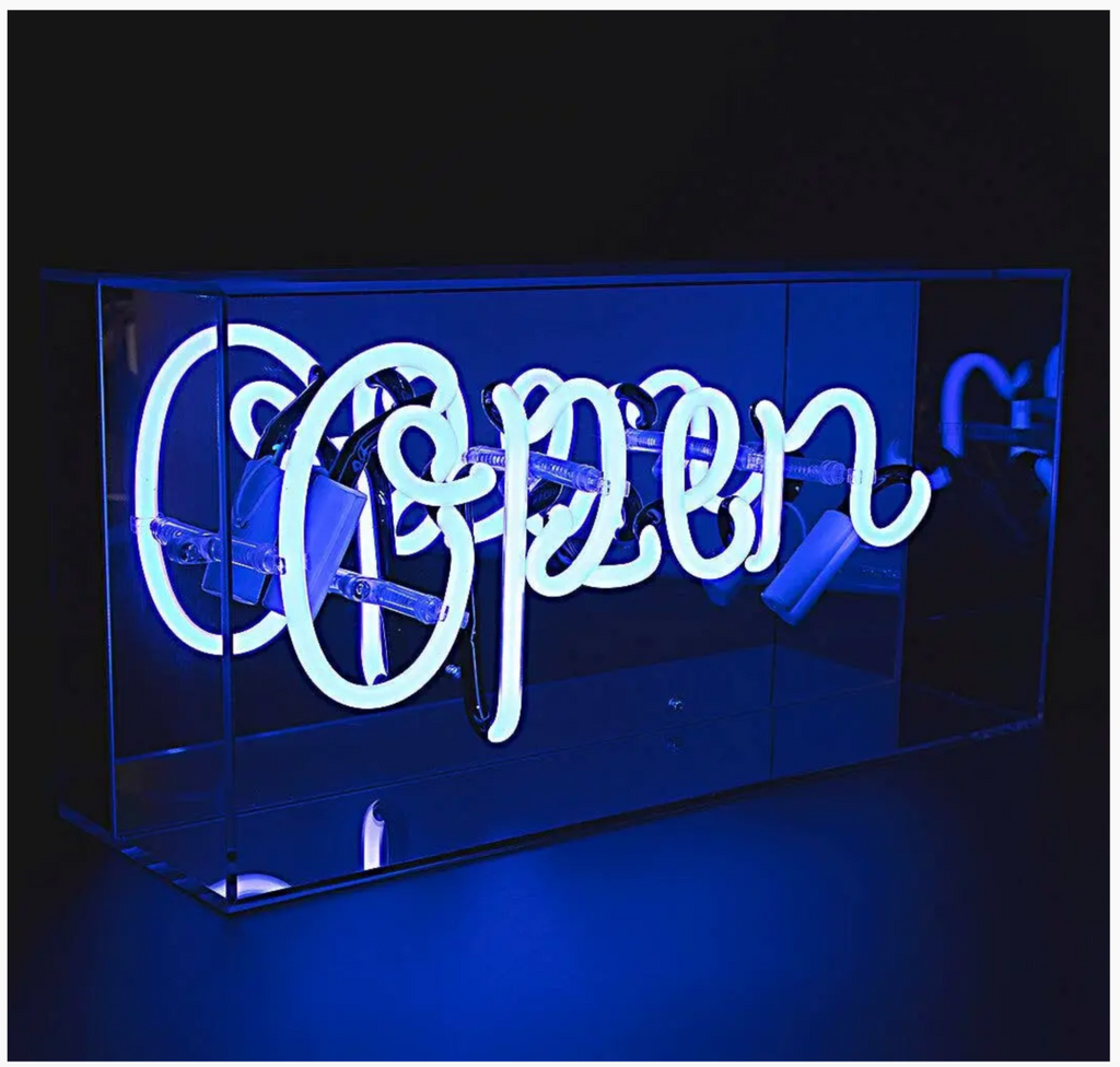 Open Box Neon Sign Neon Open Light Box – World of Mirth