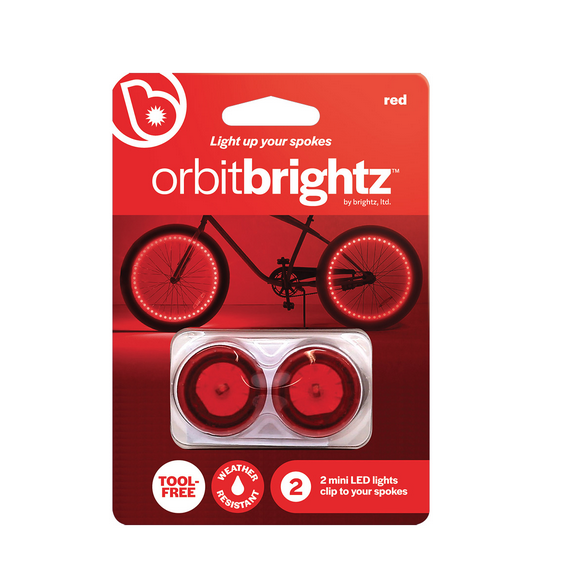  These easy spoke lights are the perfect accessory to add a pop to your wheel. Includes 2 mini LED spoke light 