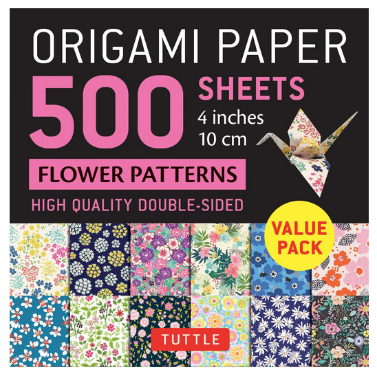 Origami Paper Flower Patterns cover. 