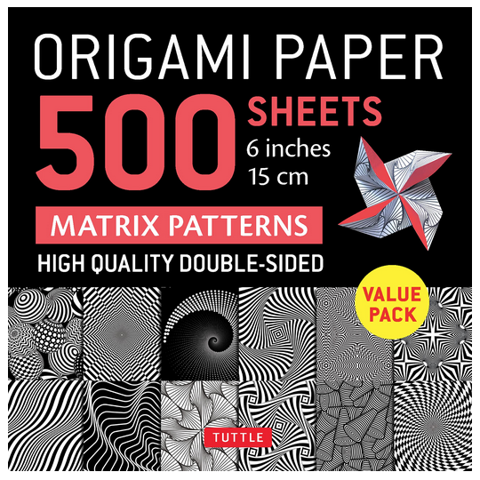 Package of Matrix Patterns Origami paper.