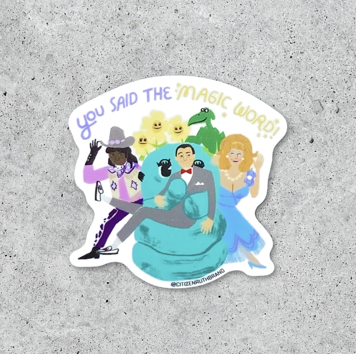Pee Wee's Playhouse Sticker – World of Mirth