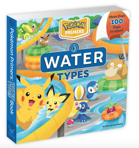 Pokémon Primers: Water Types is a fun, interactive way to introduce Water-type Pokémon to young children, with over 100 lift-and-reveal flaps to enjoy.