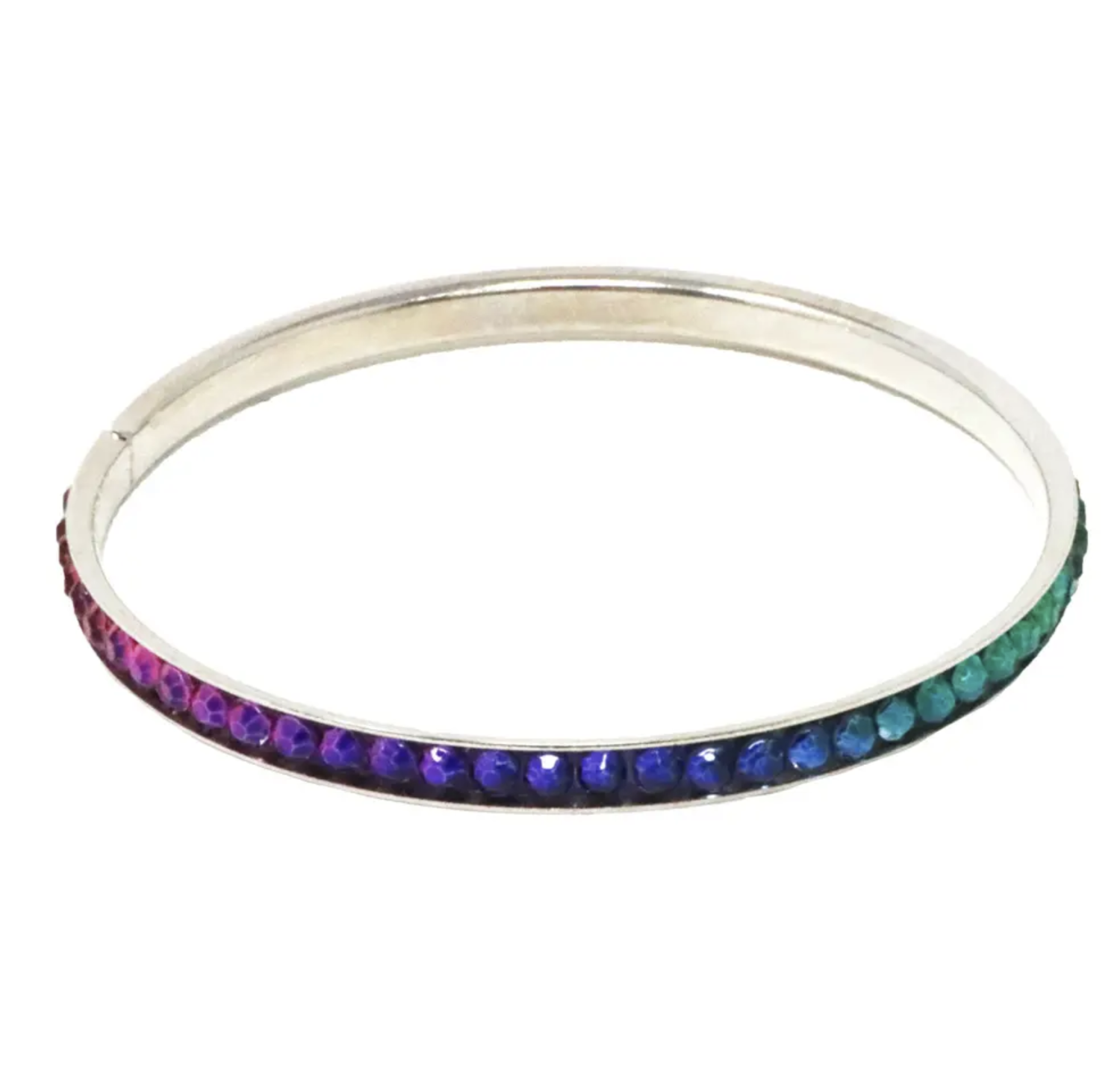 Rainbow 2025 rhinestone bracelet