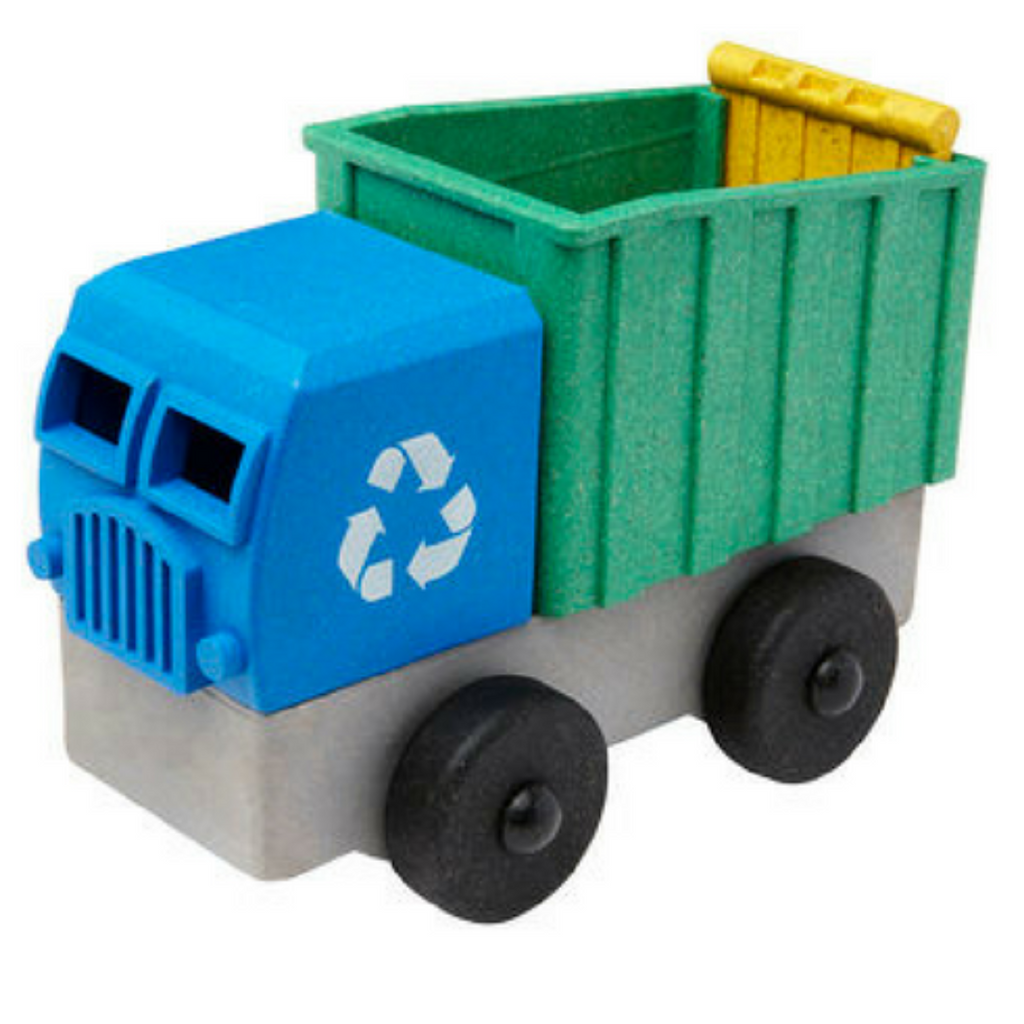 Recycling puzzle truck.