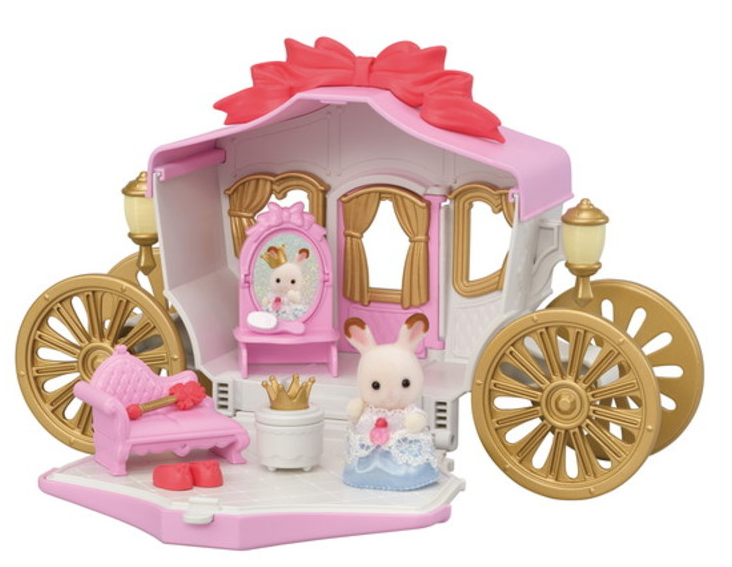 Calico Critters royal Carriage Set displayed on a white background.