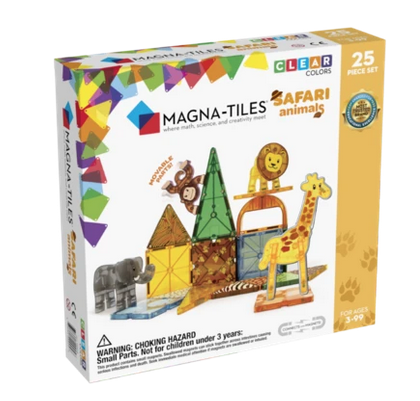 Box of Magna-tiles Safari Animals25 piece magnetic play set. 