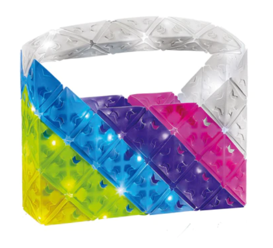 Completed Rainbow Handbag Creatto 3D puzzle. 