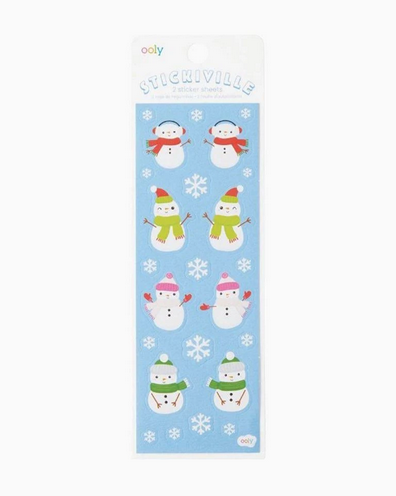 Pack of snow friends stickers.