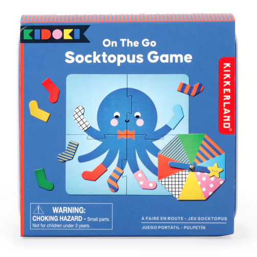 On the Go Socktopus Game box.