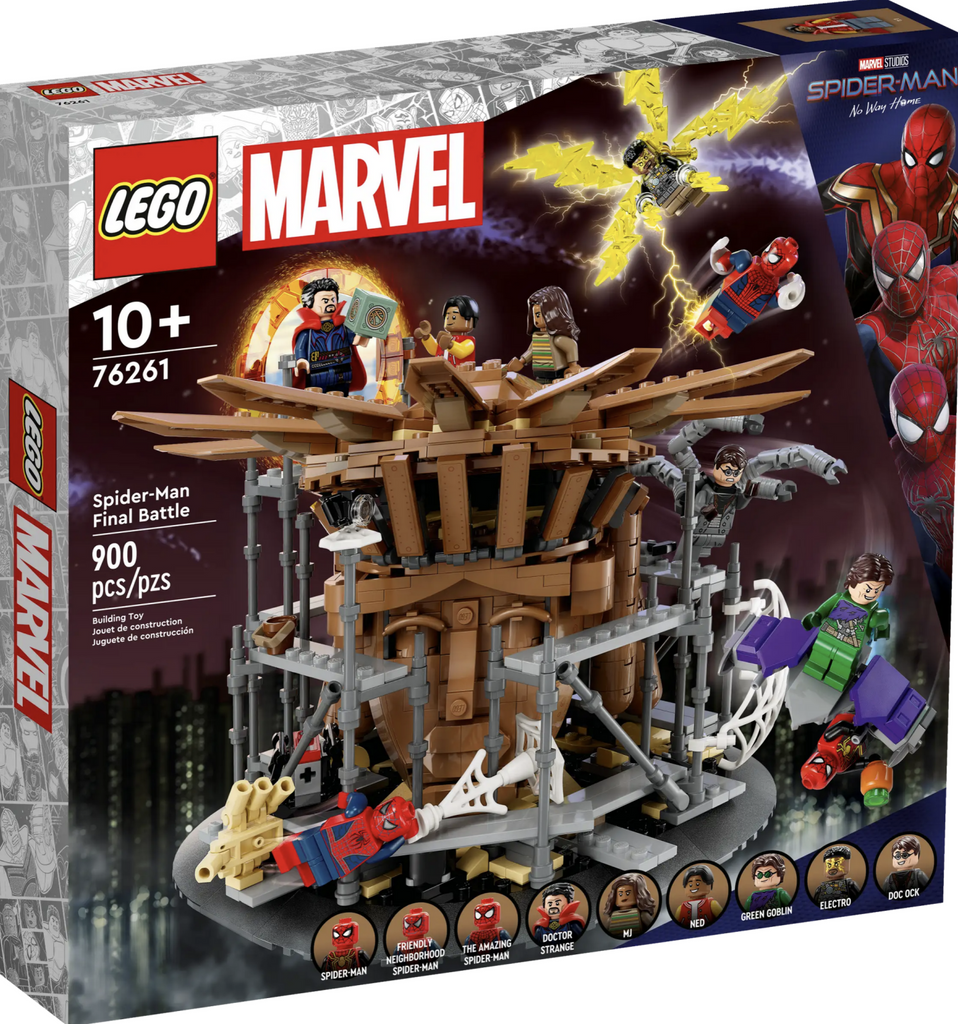 Box of Lego Marvel Spider-Man Final Battle set.