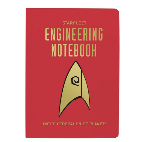 Star Trek Starfleet Engineering notebook cover. 