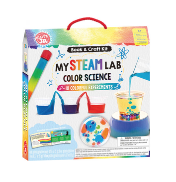 Color Science My Steam lab kit- 10 colorful experiments.
