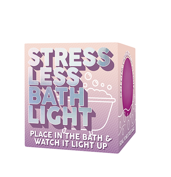 The StressLess Bath Light box. 