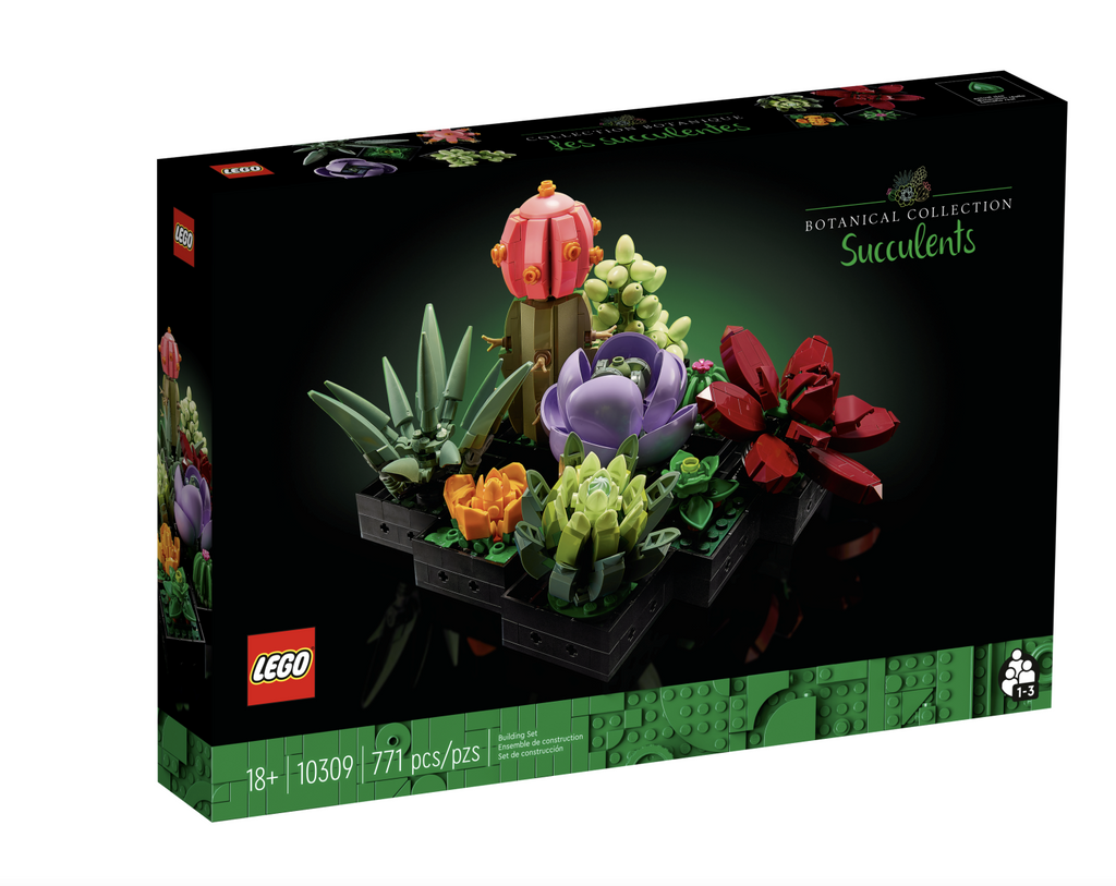 Lego Succulents Botanical Collection. Ages 18 and up. 771 pieces.