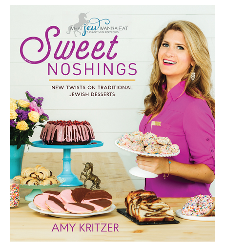 Cover of Sweet Noshings: New Twists on Traditional Jewish Desserts By Amy Kritzer.