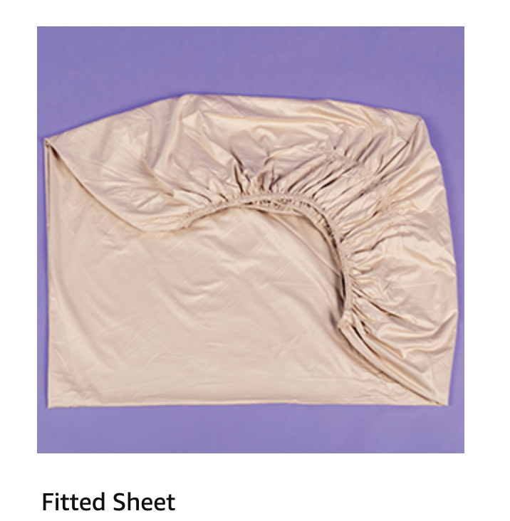 How to fold a fitted sheet image.