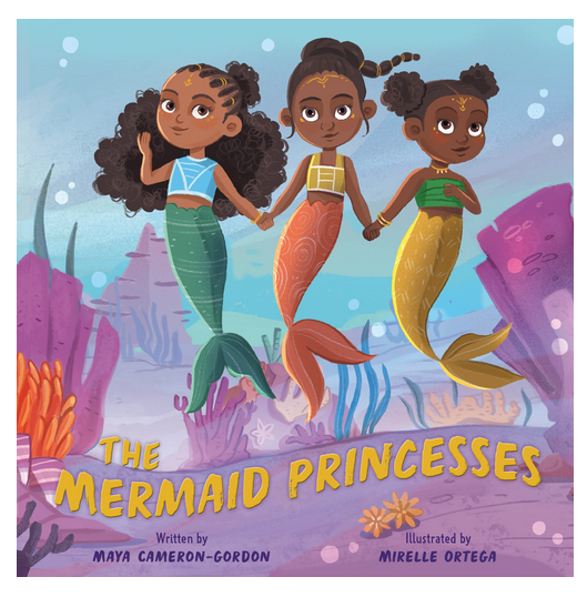 The Mermaid Princesses book cover. 