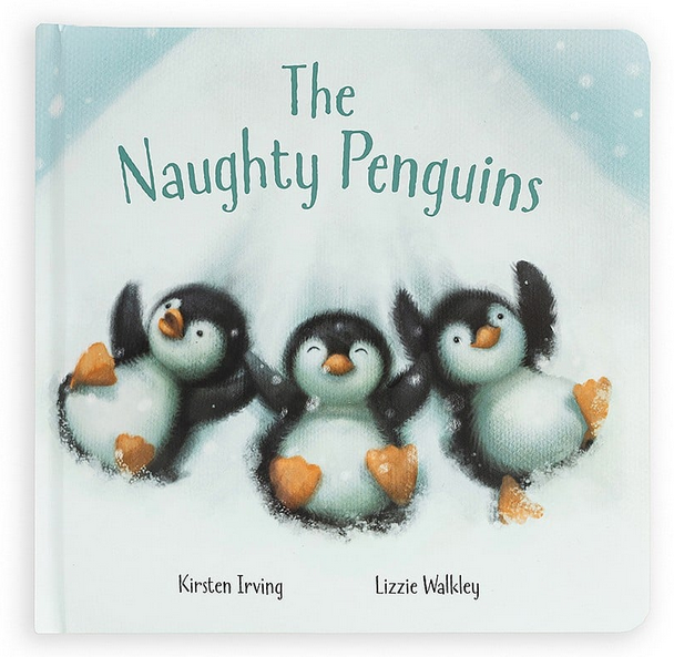 Cover of The Naughty Penguins book.