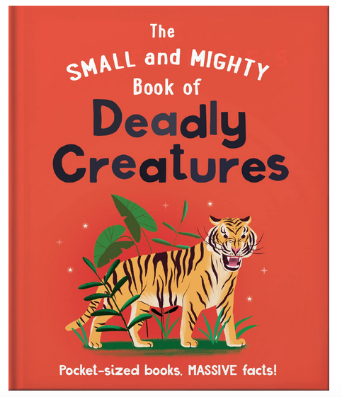 The Small and Mighty Book of Deadly Creatures is a treasure trove of dangerous animal information. Inside, readers will discover tons of original animal art, plus a wealth of fun and fascinating creature facts. 