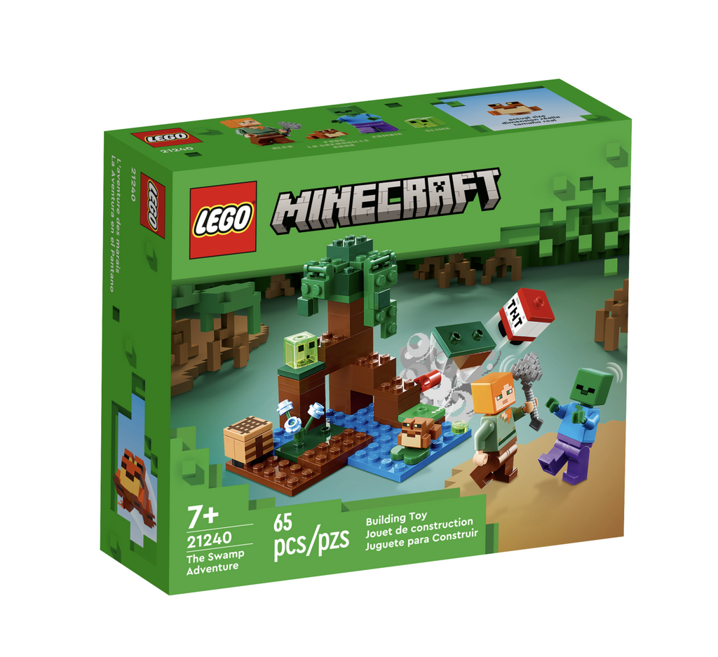 Lego Minecraft The Swamp Adventure. Ages 7 and up. 65 pieces.