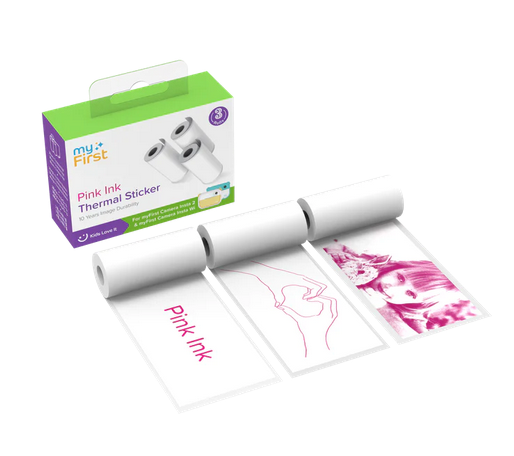 Thermal Sticker White with Pink Ink for myFirst Camera Insta Wi – World ...