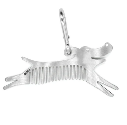 The Tick Tool is the perfect pup-shaped accessory to take anywhere. Features a gentle, easy-to-use comb for hooking ticks and other debris in your dog's fur.