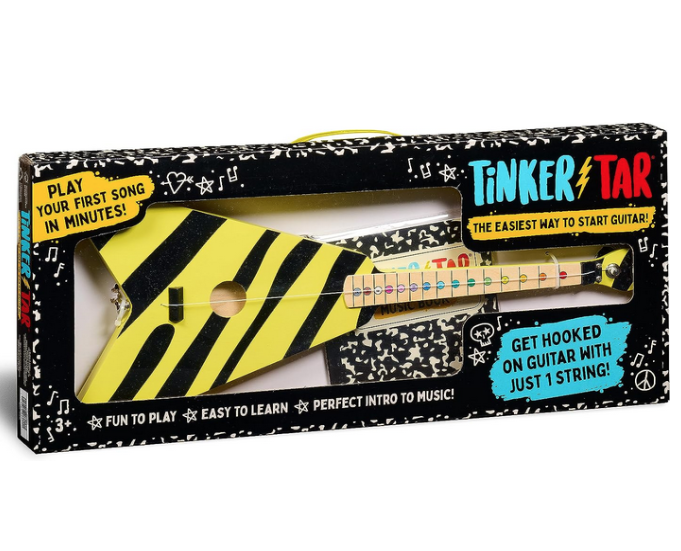 TinkerTar Rockstar one string guitar in it's box. 